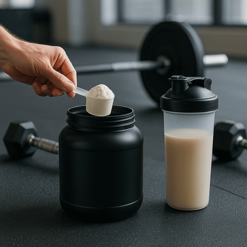 Sports Nutrition Powder Jar Application